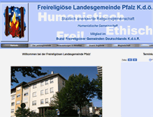 Tablet Screenshot of freireligioese-pfalz.de